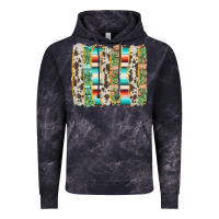 Cloud Black western brushstroke Vintage Hoodie - AdoDesignShop