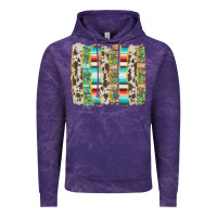Cloud Purple western brushstroke Vintage Hoodie - AdoDesignShop
