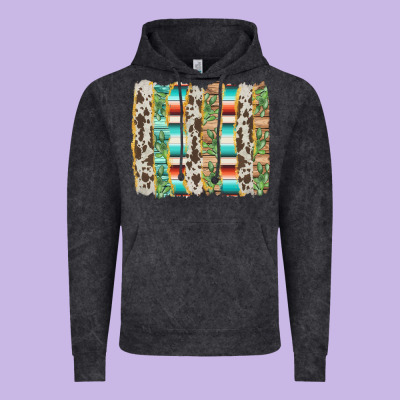 Western Brushstroke Vintage Hoodie Designed By Adodesignshop