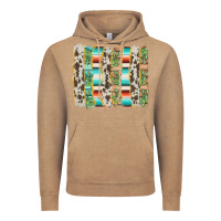 Vintage Coffee western brushstroke Vintage Hoodie - AdoDesignShop