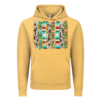 Vintage Mustard western brushstroke Vintage Hoodie - AdoDesignShop