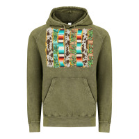 Vintage Olive western brushstroke Vintage Hoodie - AdoDesignShop