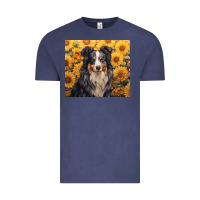 Vintage Denim australian shepherd Vintage Tee - Unal Design