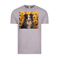 Vintage Zinc australian shepherd Vintage Tee - Unal Design