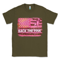 Army Green Back The Pink American Flag Classic Tee - texasbilliewilder