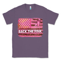Lavender Back The Pink American Flag Classic Tee - texasbilliewilder
