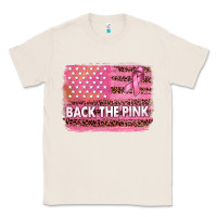 Natural Back The Pink American Flag Classic Tee - texasbilliewilder