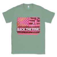 Sage Back The Pink American Flag Classic Tee - texasbilliewilder