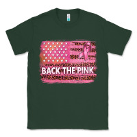 Sports Green Back The Pink American Flag Classic Tee - texasbilliewilder