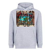 Heather Grey merry christmas cross tumbler Heavyweight Hoodie - JahusDesignShop