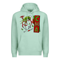Seafoam grinch hand cma nurse Premium Hoodie - NancyCooperArtShop