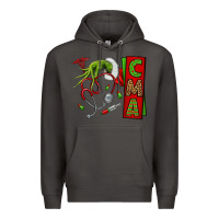 Smoke grinch hand cma nurse Premium Hoodie - NancyCooperArtShop