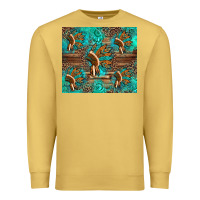 Antique Gold indian headdress Premium Sweatshirt - Artiststas