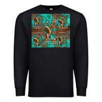 Black indian headdress Premium Sweatshirt - Artiststas
