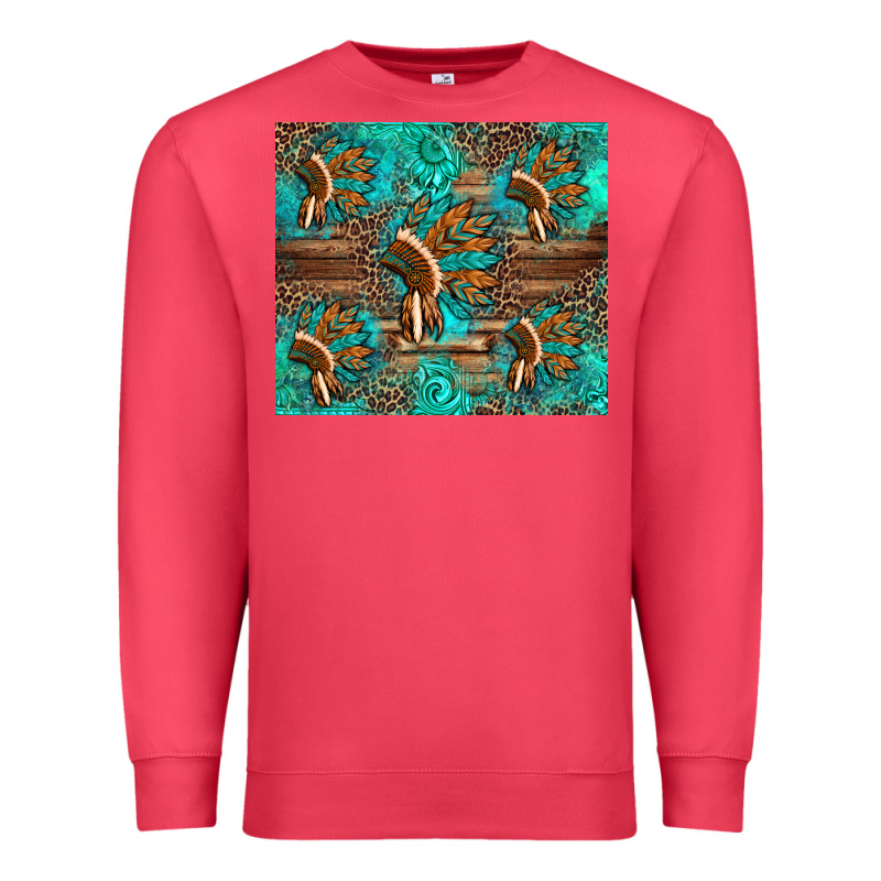 Indian Headdress Premium Sweatshirt by Artiststas | Teevron
