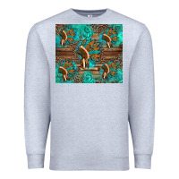 Heather Grey indian headdress Premium Sweatshirt - Artiststas