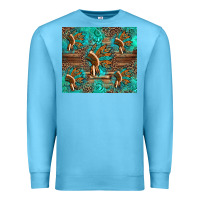 Ocean Blue indian headdress Premium Sweatshirt - Artiststas