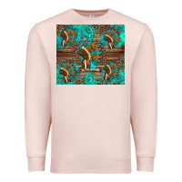 Pale Pink indian headdress Premium Sweatshirt - Artiststas