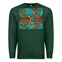 Sports Green indian headdress Premium Sweatshirt - Artiststas