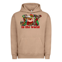 Pigment Burro joy to the world christmas deer Urban Hoodie - MaliasSmallBusiness