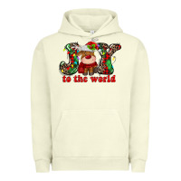 Pigment Pistachio joy to the world christmas deer Urban Hoodie - MaliasSmallBusiness