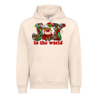 Sandshell joy to the world christmas deer Urban Hoodie - MaliasSmallBusiness