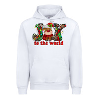 White joy to the world christmas deer Urban Hoodie - MaliasSmallBusiness