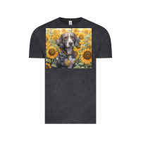 Vintage Black beagle Vintage Tee - Unal Design