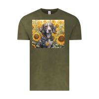 Vintage Olive beagle Vintage Tee - Unal Design
