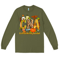 Army Green fall cna certified nursing assistant Long Sleeve Tee - Zillion Design Studio