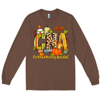 Chestnut fall cna certified nursing assistant Long Sleeve Tee - Zillion Design Studio