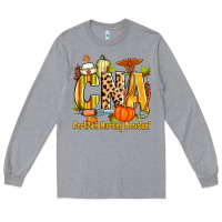 Heather Grey fall cna certified nursing assistant Long Sleeve Tee - Zillion Design Studio