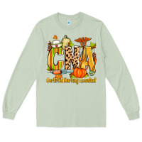 Matcha fall cna certified nursing assistant Long Sleeve Tee - Zillion Design Studio