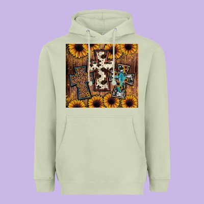 Cross Tumbler Heavyweight Hoodie Designed By Jahusdesignshop