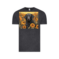 Vintage Black black lab Vintage Tee - Unal Design