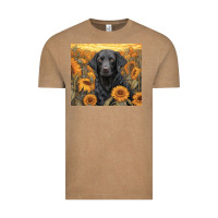 Vintage Coffee black lab Vintage Tee - Unal Design