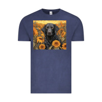 Vintage Denim black lab Vintage Tee - Unal Design