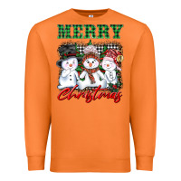 Carrot merry christmas snowman Premium Sweatshirt - AdoDesignShop