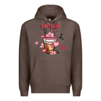 Coffee mama coffee cups Premium Hoodie - MaliasSmallBusiness