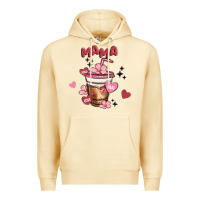 Mama Coffee Cups Premium Hoodie | Teevron