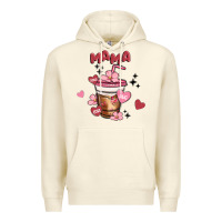 Sandshell mama coffee cups Premium Hoodie - MaliasSmallBusiness
