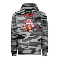 Slate Camo mama coffee cups Premium Hoodie - MaliasSmallBusiness