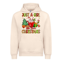 Sandshell just a girl who loves christmas Urban Hoodie - MaliasSmallBusiness