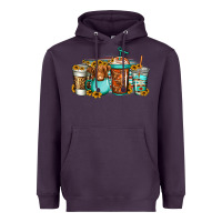Plum longhaired cow coffee cups Heavyweight Hoodie - Jasminsmagicworld