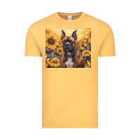Vintage Mustard boxer dog Vintage Tee - Unal Design