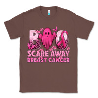 Chestnut Boo Scare Away Breast Cancer Classic Tee - texasbilliewilder