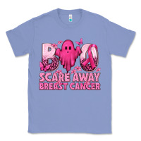 Colony Blue Boo Scare Away Breast Cancer Classic Tee - texasbilliewilder