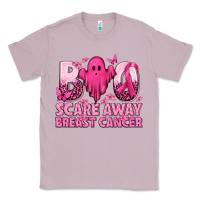 Lilac Boo Scare Away Breast Cancer Classic Tee - texasbilliewilder