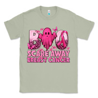 Matcha Boo Scare Away Breast Cancer Classic Tee - texasbilliewilder