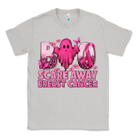 Moon Dust Boo Scare Away Breast Cancer Classic Tee - texasbilliewilder